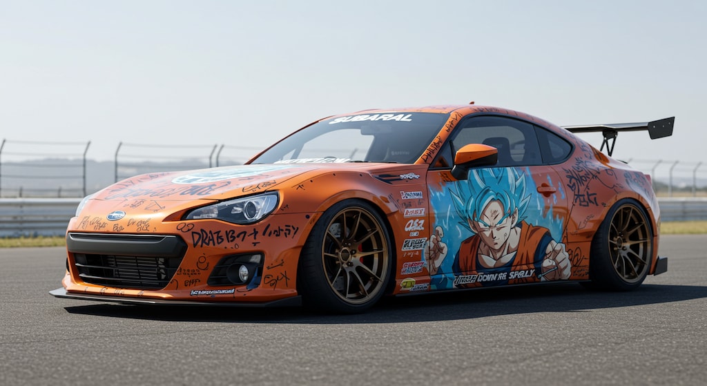 ドラゴンボールBRZレーシングカー