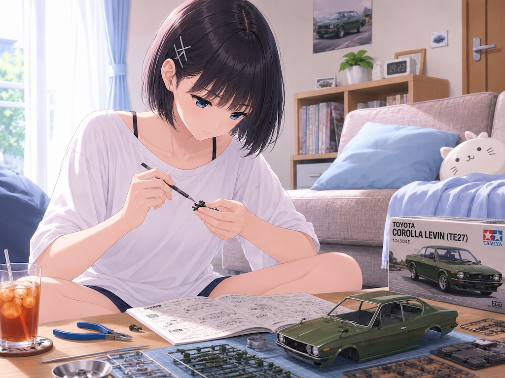 真剣にプラモデル作り