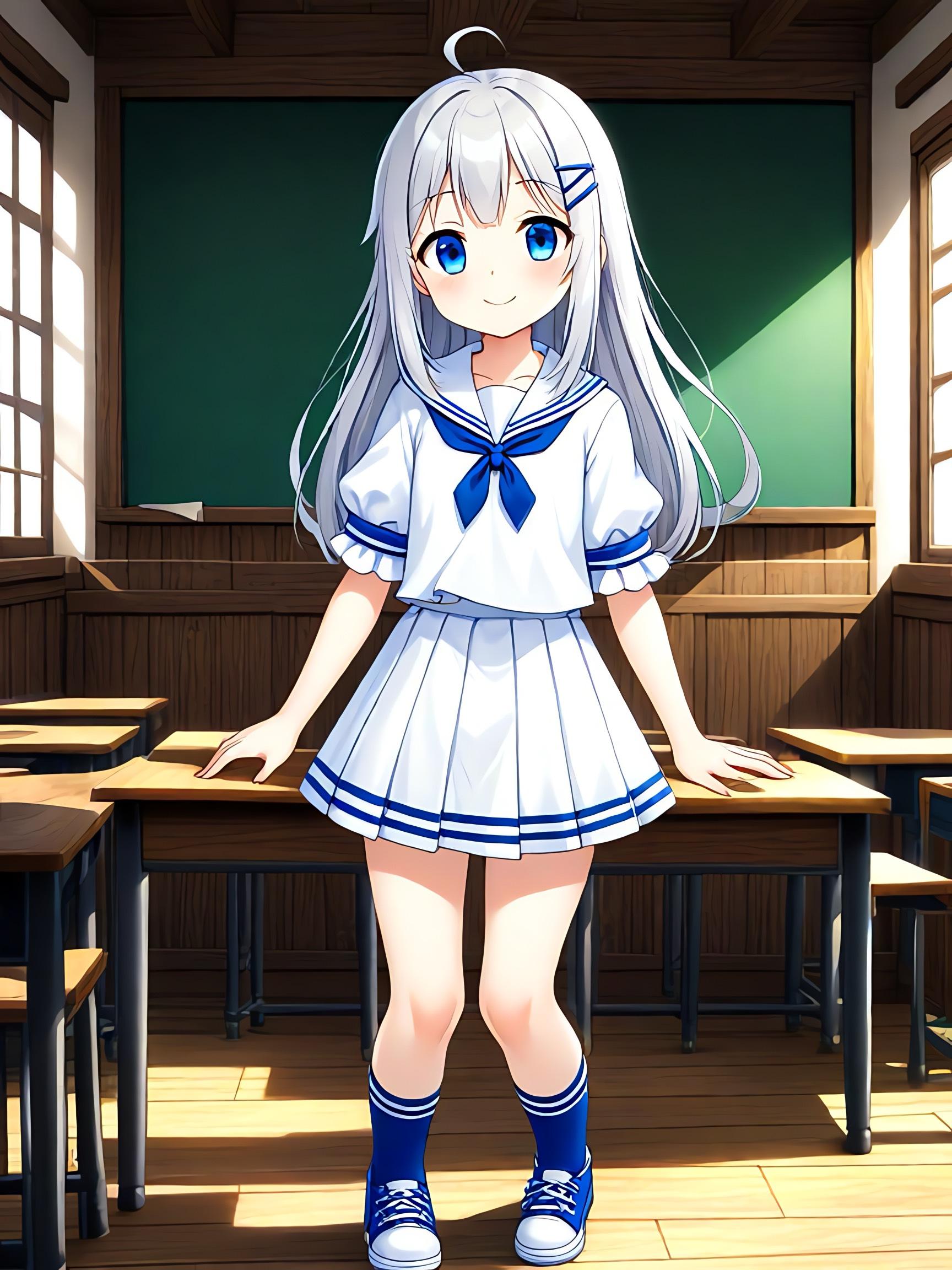 午後の教室！ | の人気AIイラスト・グラビア