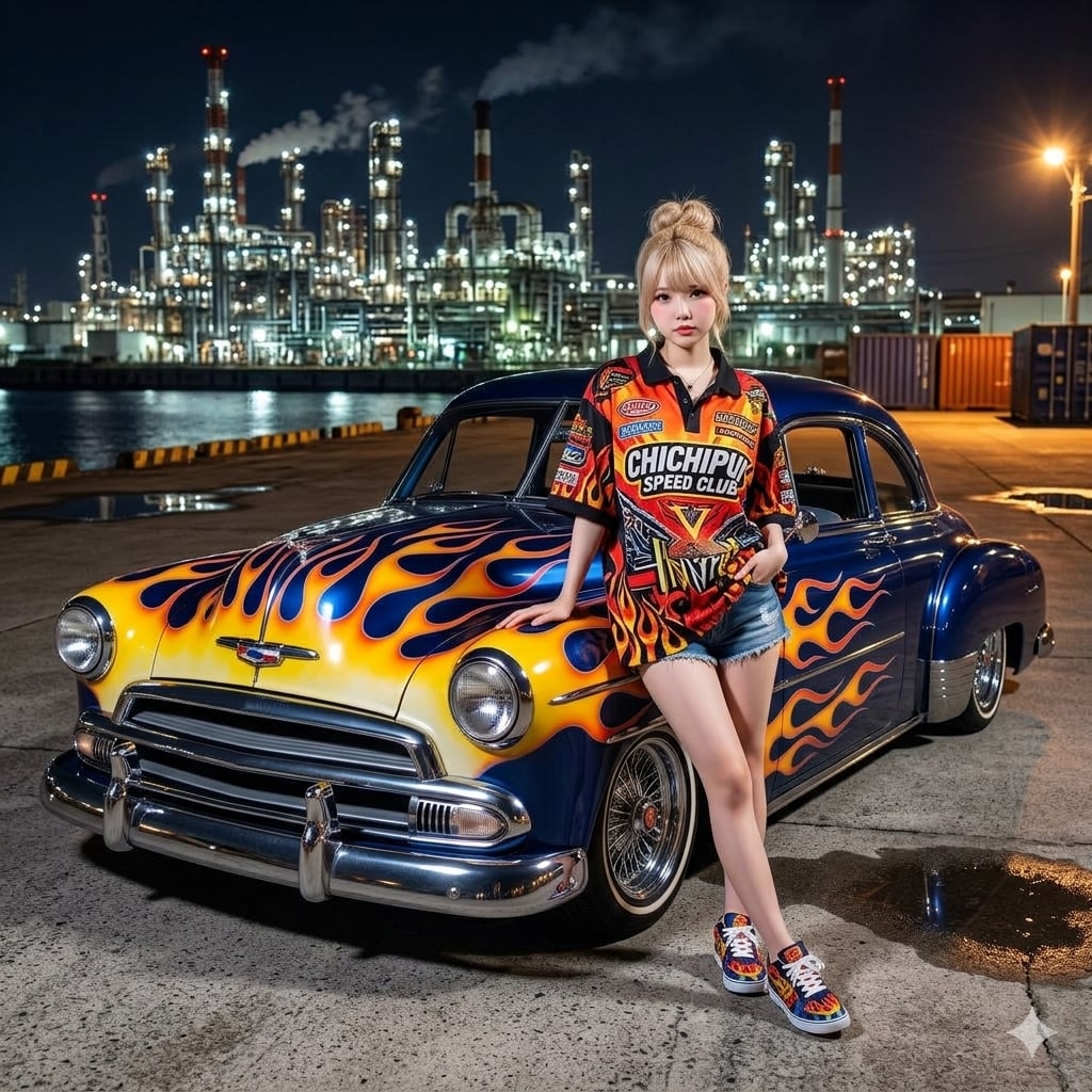 金曜日の金団子　ホットなパンツなカーの巻 | の人気AIイラスト・グラビア