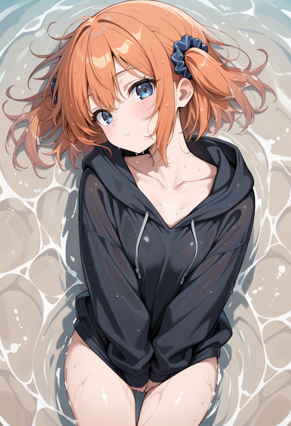 めんちゃん 浅瀬にて その2