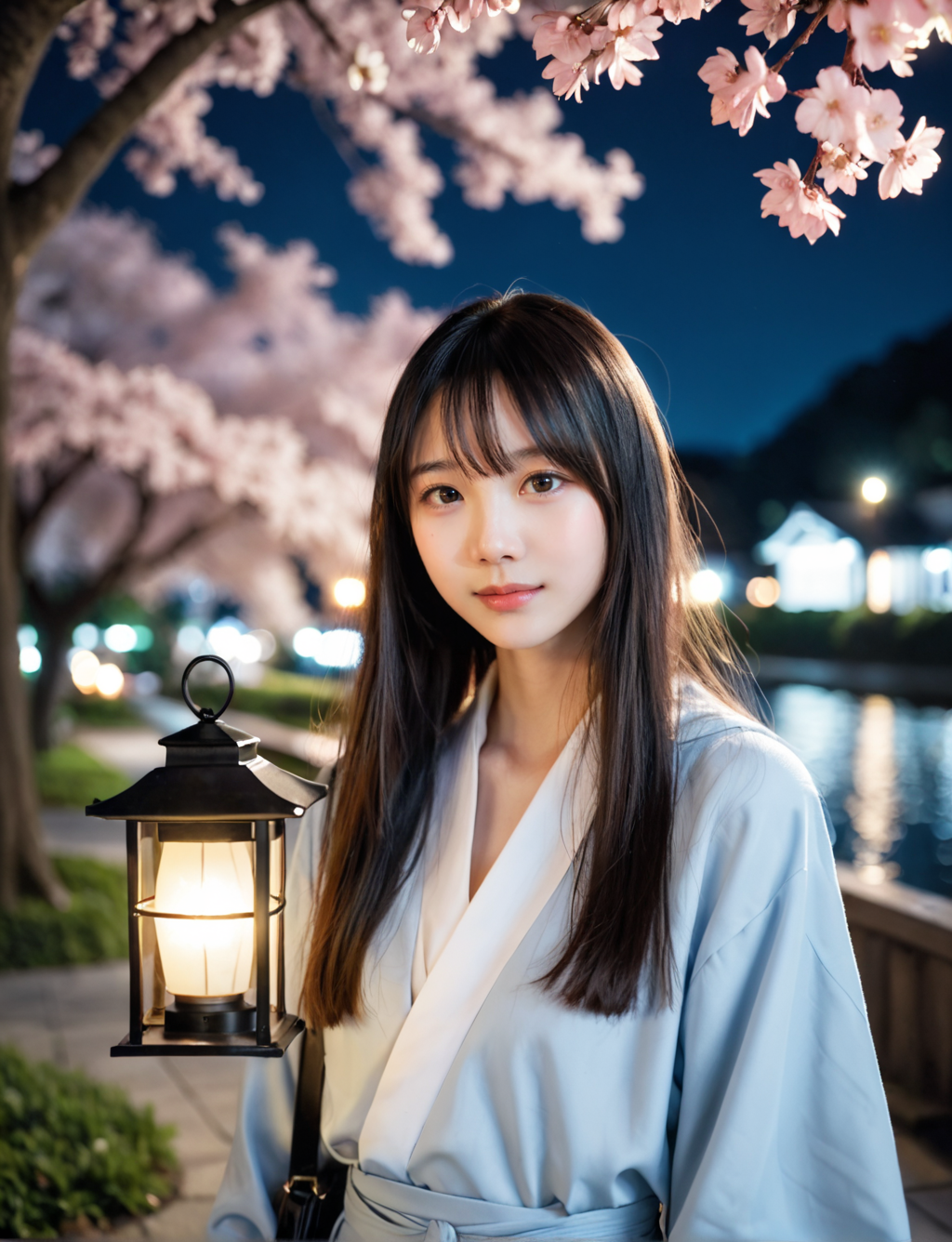 夜桜