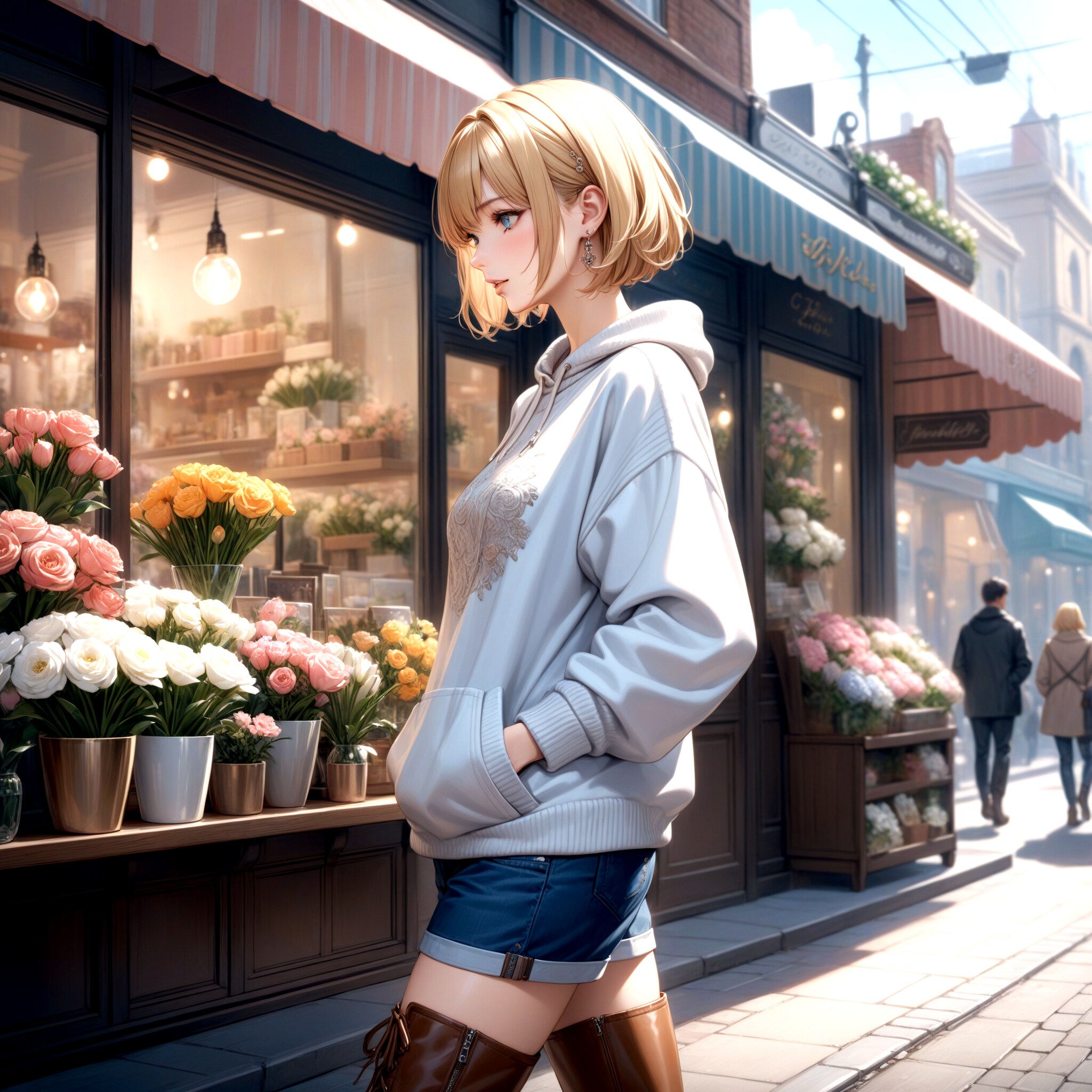 花買ってこ