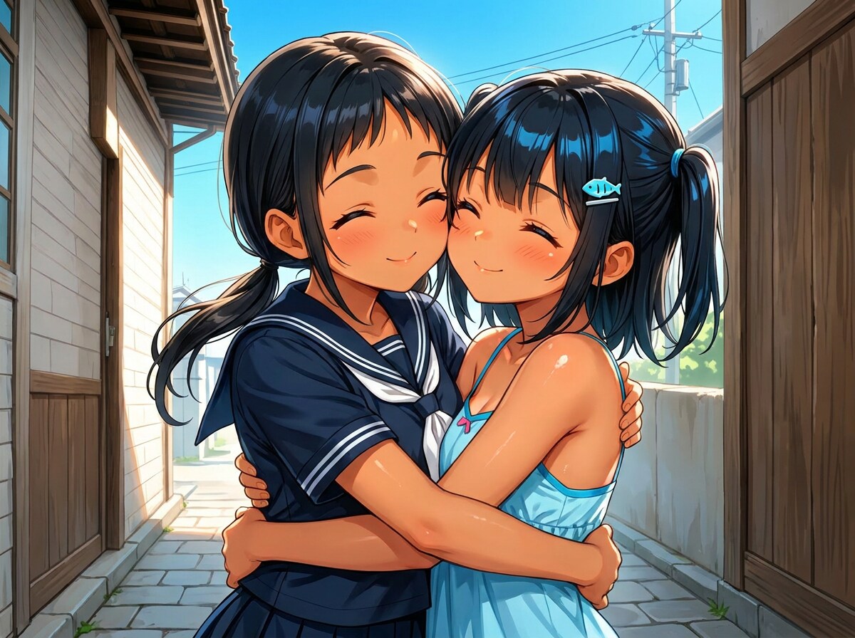 仲良し二人
