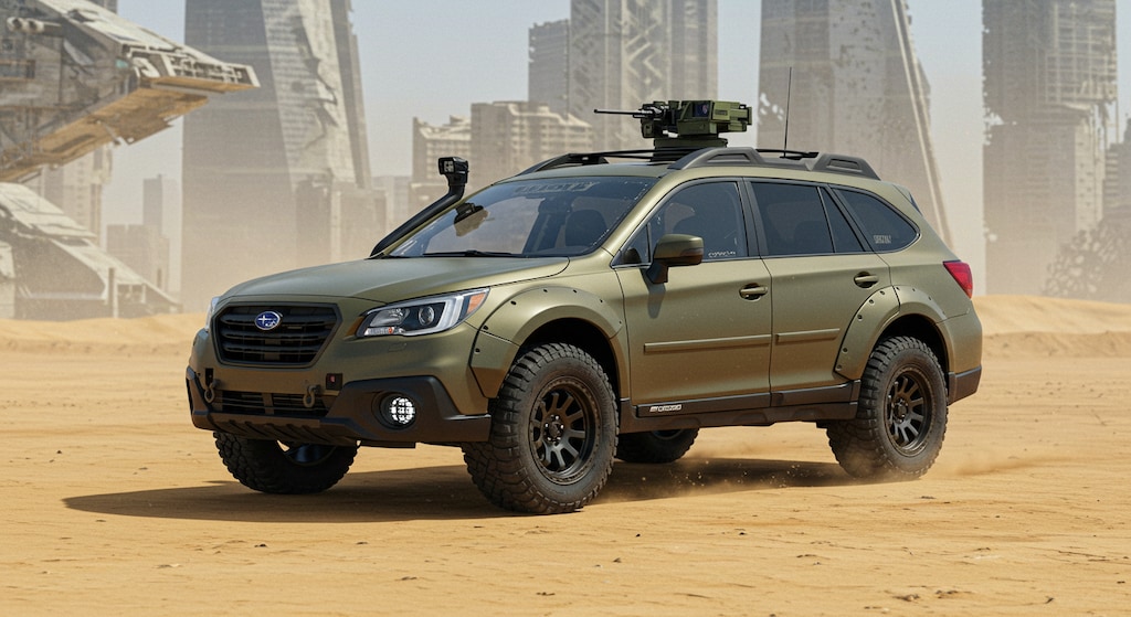 レガシィアウトバック軍用車