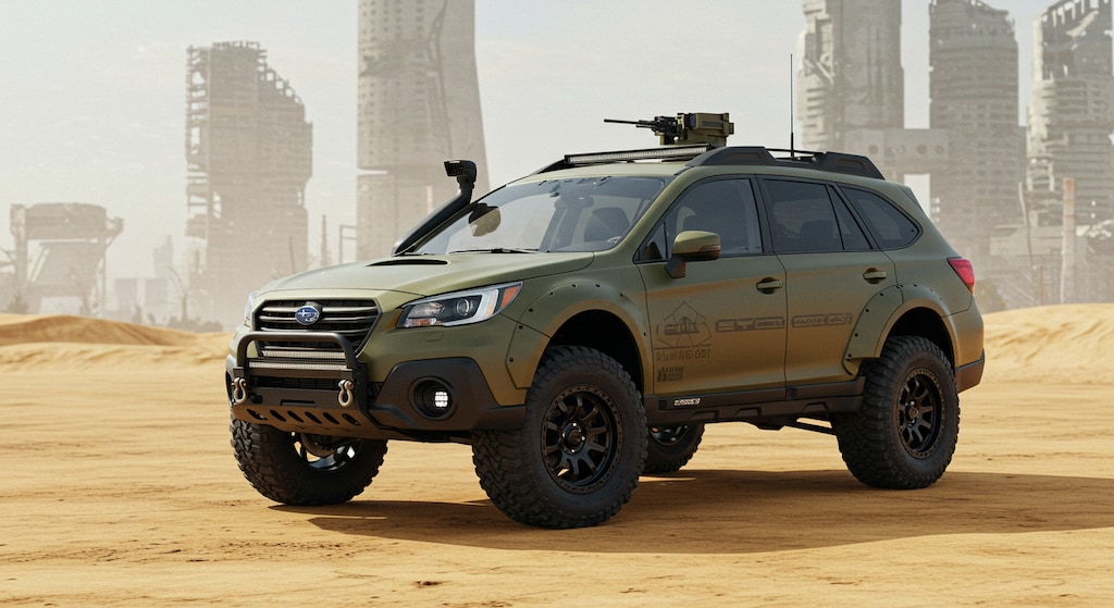 レガシィアウトバック軍用車