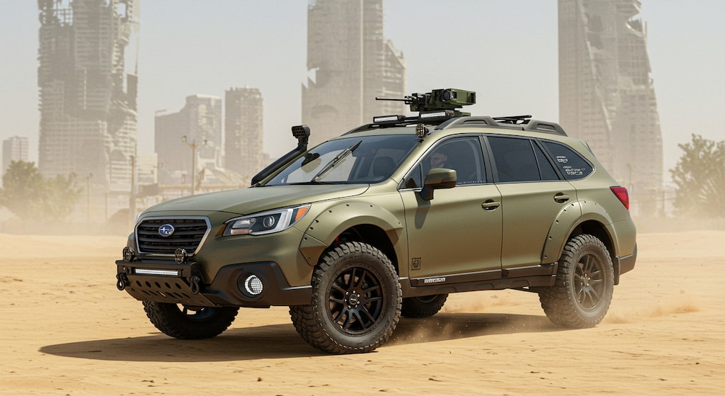 レガシィアウトバック軍用車