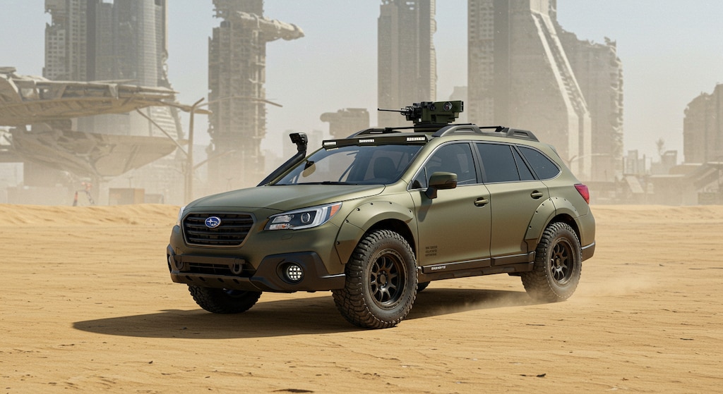 レガシィアウトバック軍用車