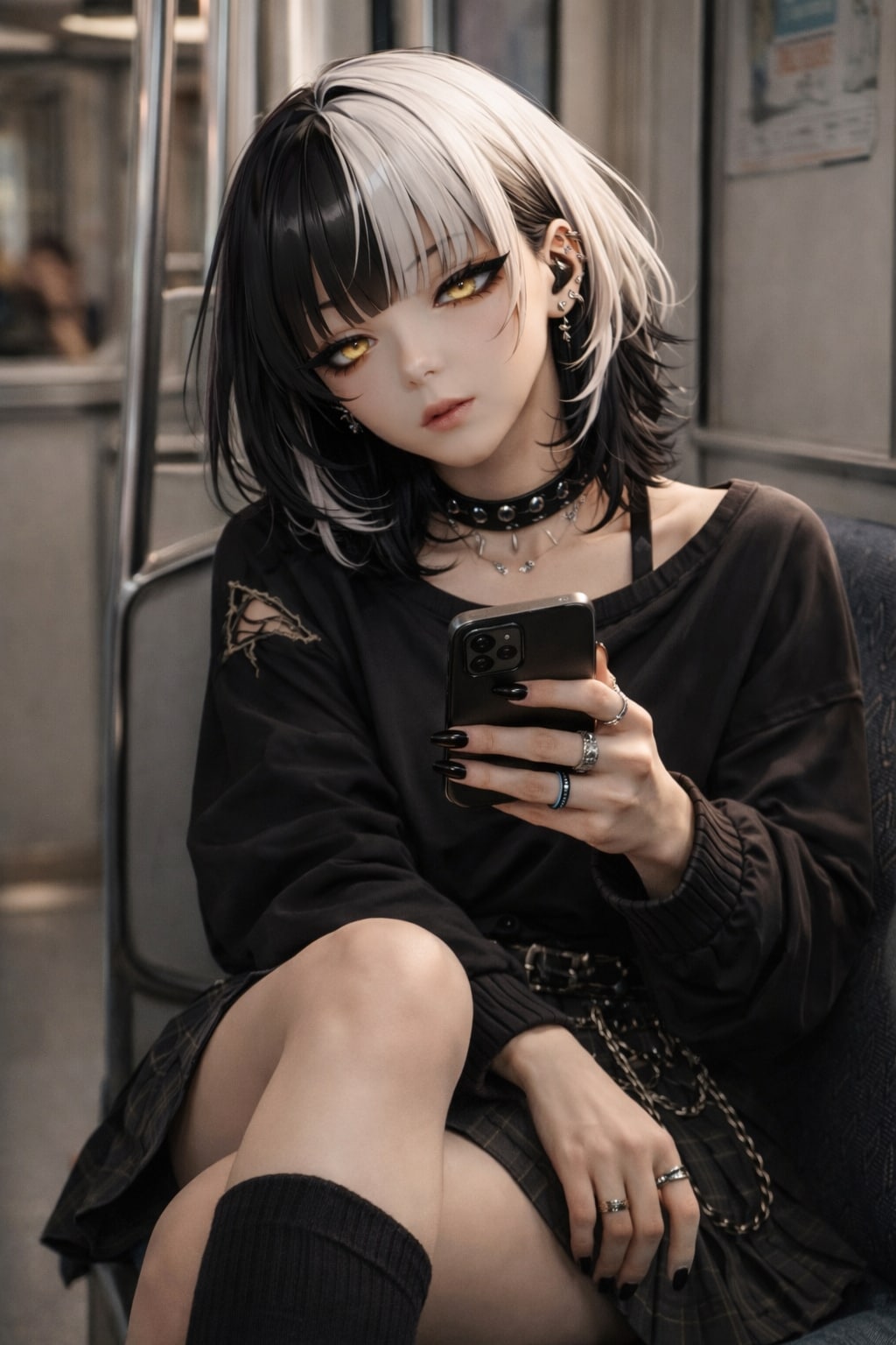 ハイトーンヘアお姉やん04