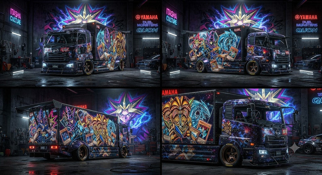 遊戯王痛車UDトラック