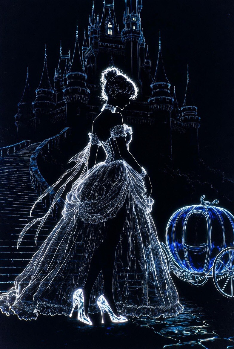 Gothic Lolita Cinderella & Pumpkin Carriage