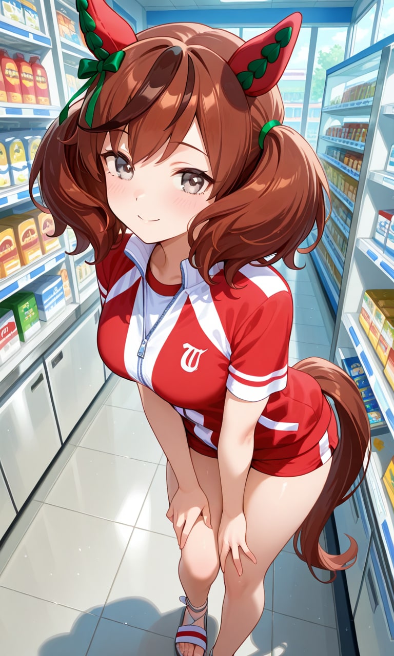 おやつを買いに行くネイチャさん