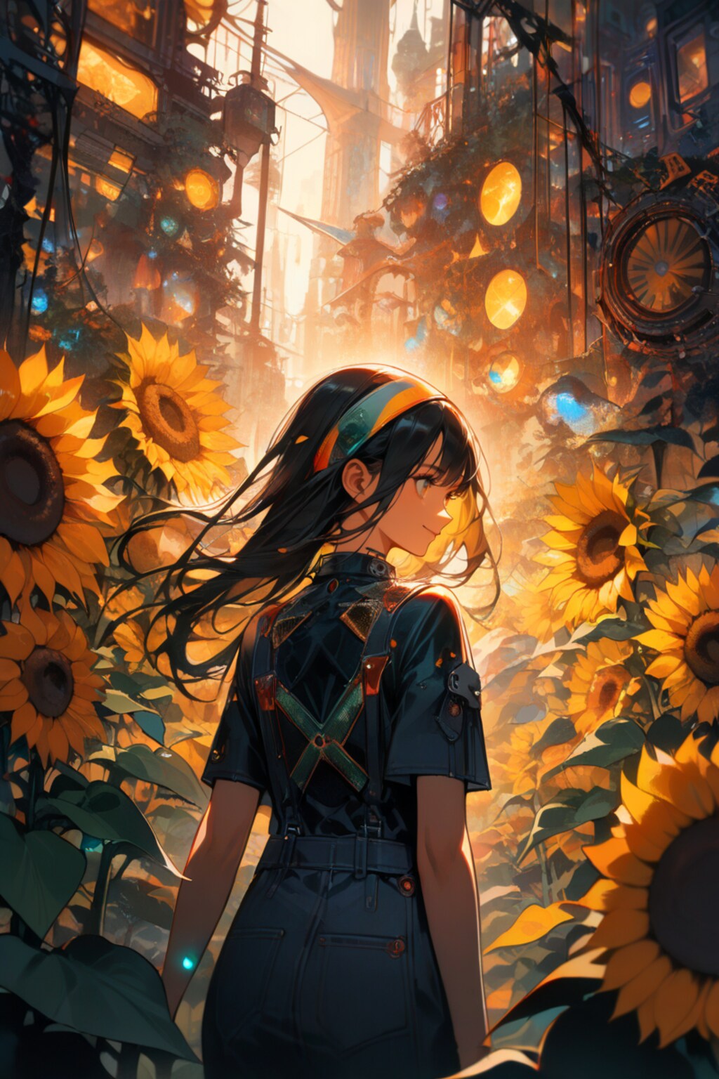 ひまわりのメカニカルガーデン