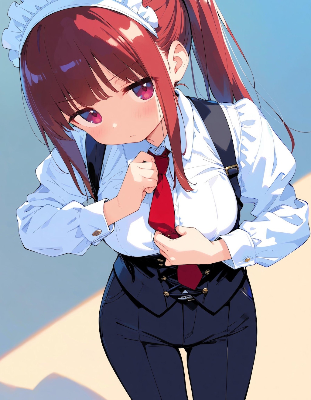 男装メイドさん
