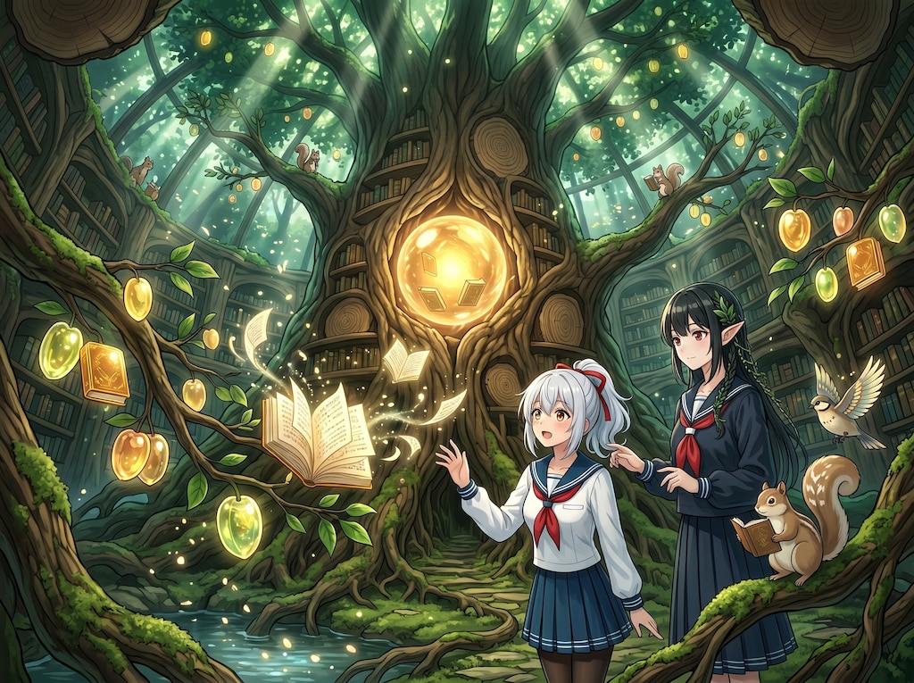 エル「本が生まれるぅ！」～「本が育つ」生命図書館