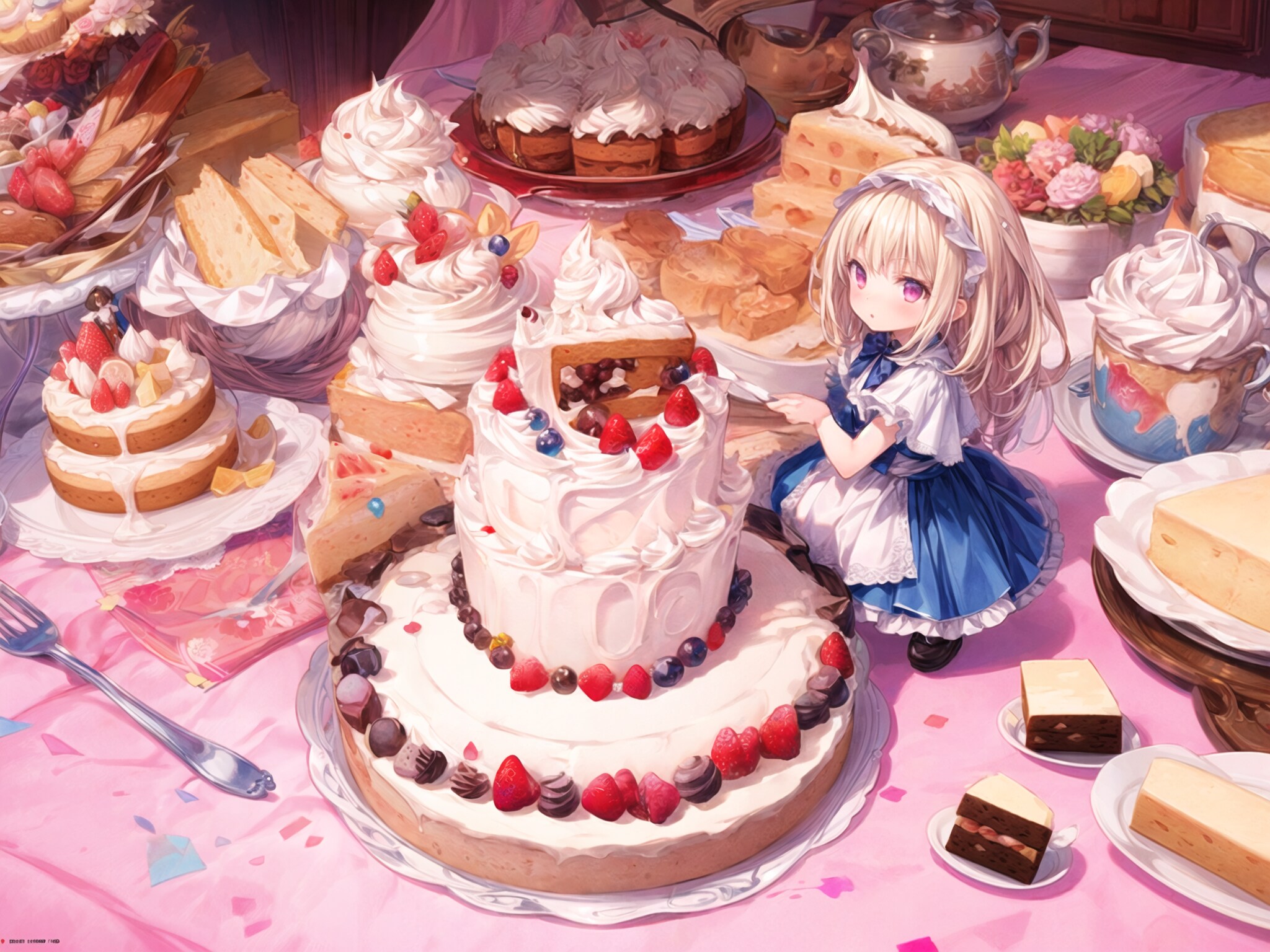 Alice in Cakeland | の人気AIイラスト・グラビア