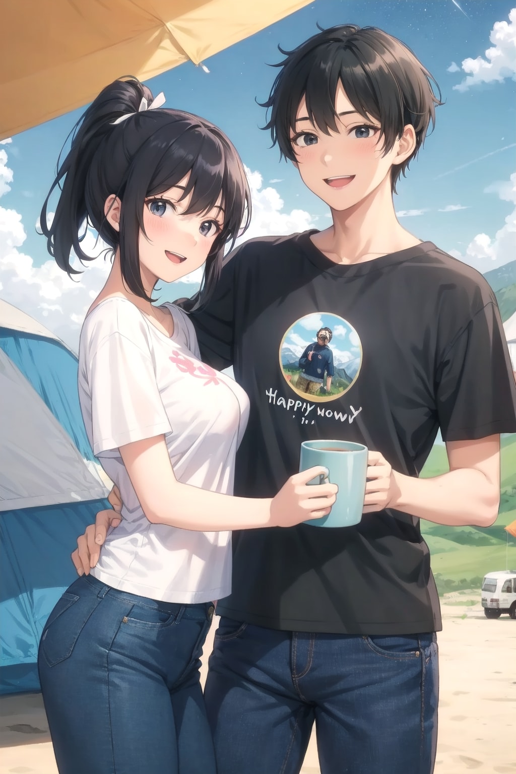 夫婦でキャンプ