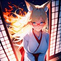 だから狐巫女って言ってるじゃないですか。狐です！ 2枚目