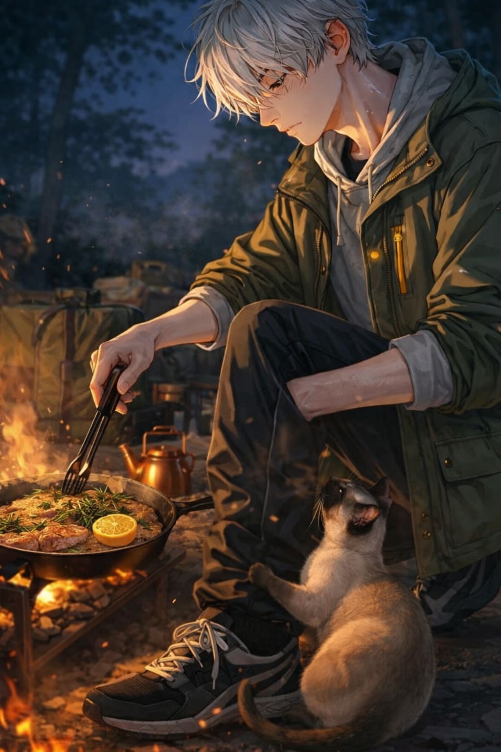 凪は、足元の柔らかい温もりに『邪魔だ』と嘘をつく。