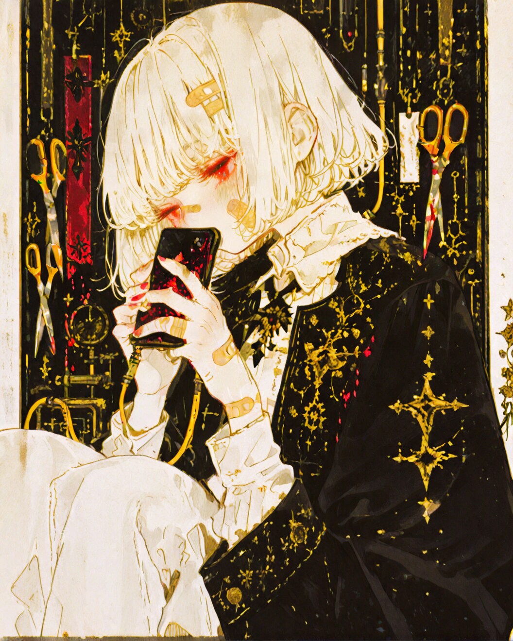 研いだ鋏に映して視たいんだ | の人気AIイラスト・グラビア