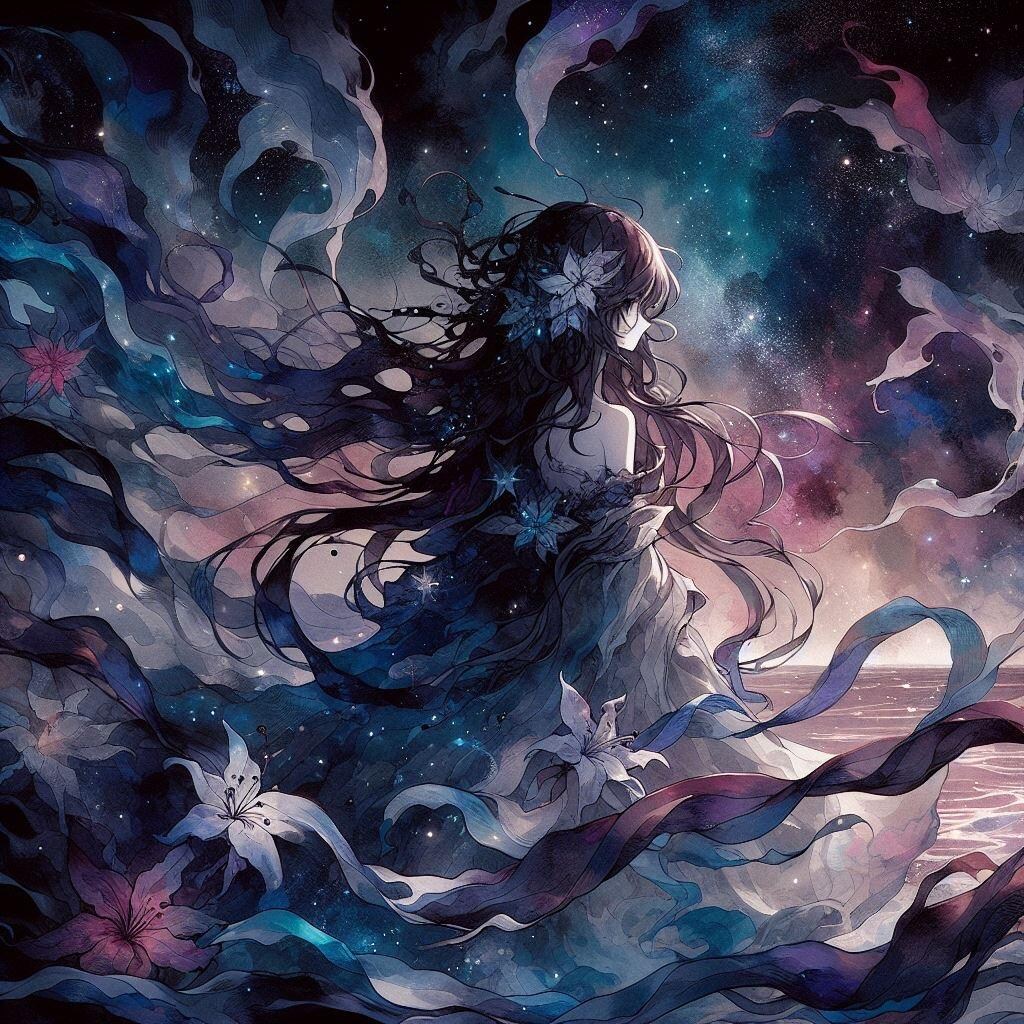 闇に