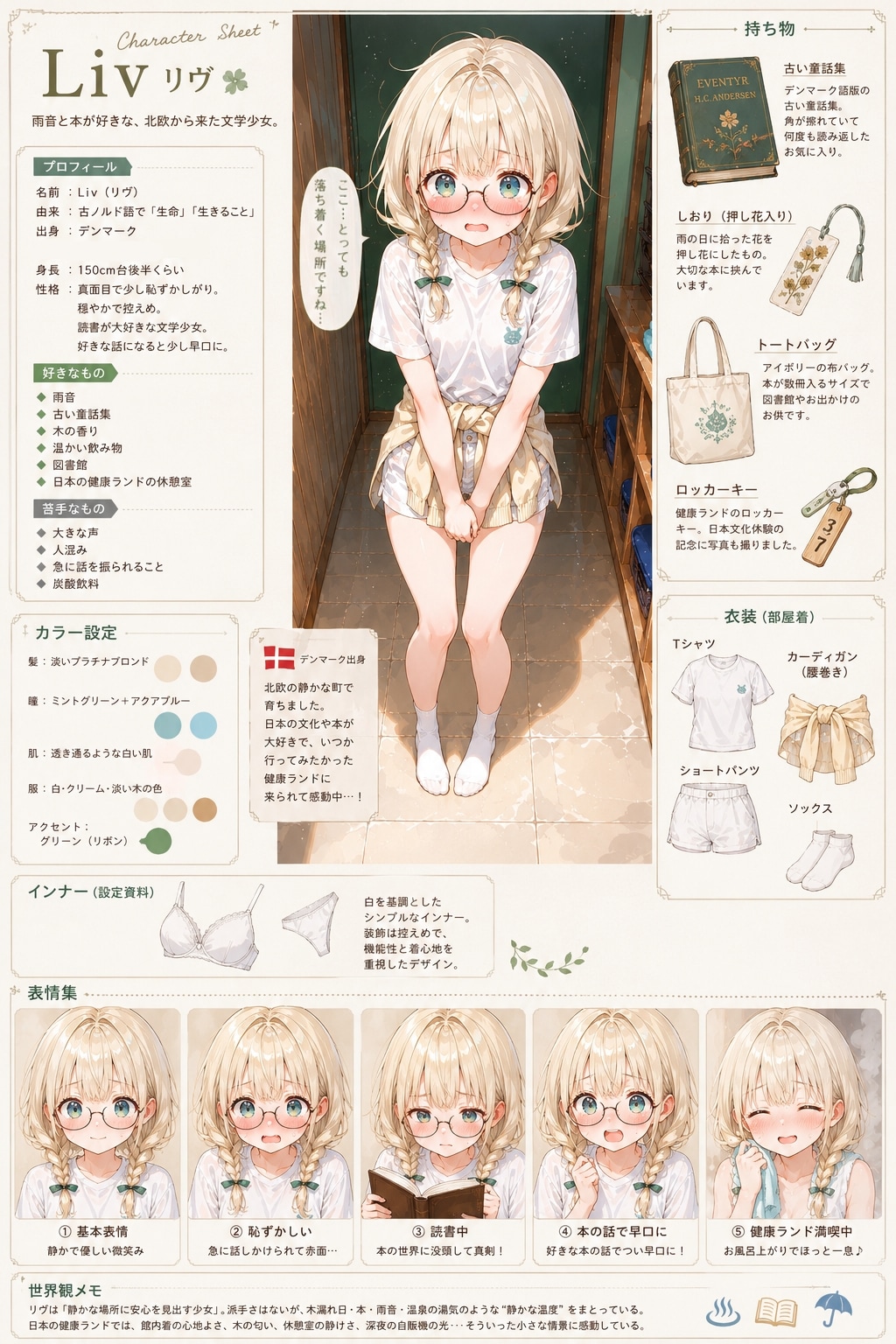 リヴちゃんキャラクターシート