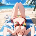 まだ夏は続いているんだから！（あっ！飲み物ありがとー） 4枚目
