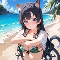 まだ夏は続いているんだから！（あっ！飲み物ありがとー） 3枚目