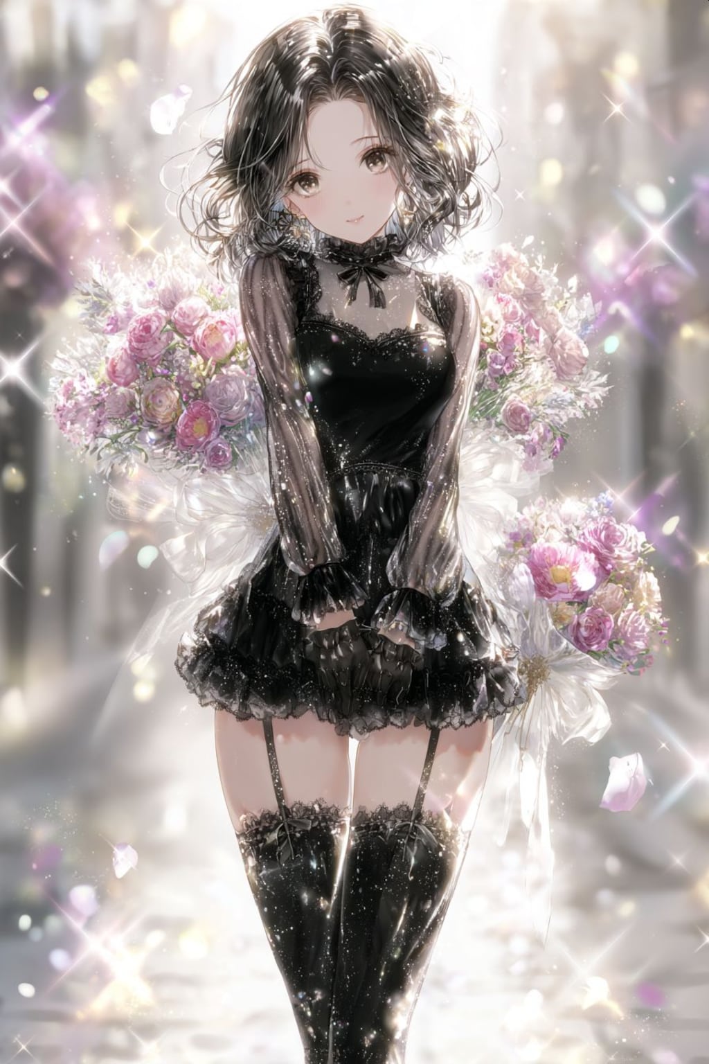 旅の途中のニーハイちゃん