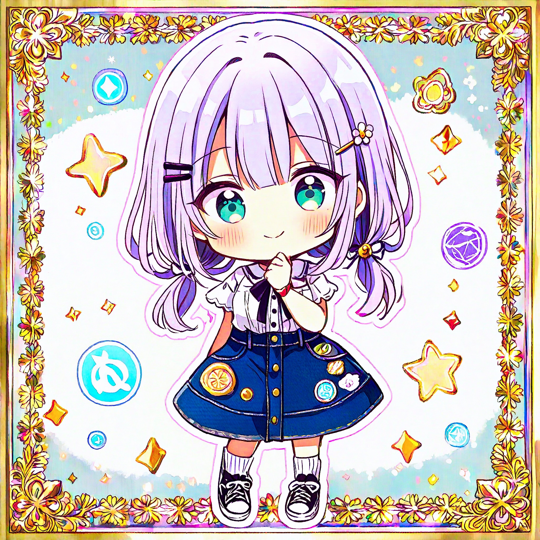 シールになりましたわ！