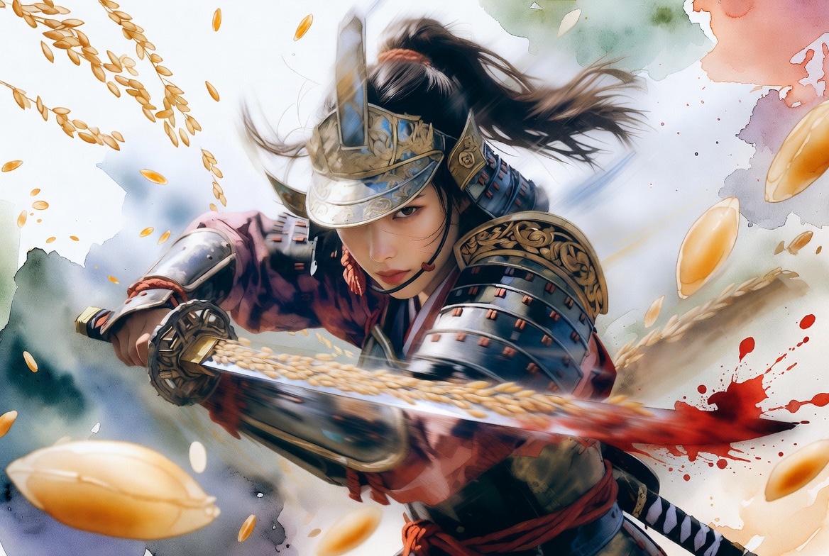 おこめ剣を喰らえっ！ | の人気AIイラスト・グラビア