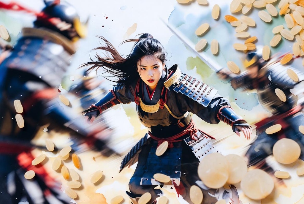 おこめ剣を喰らえっ！