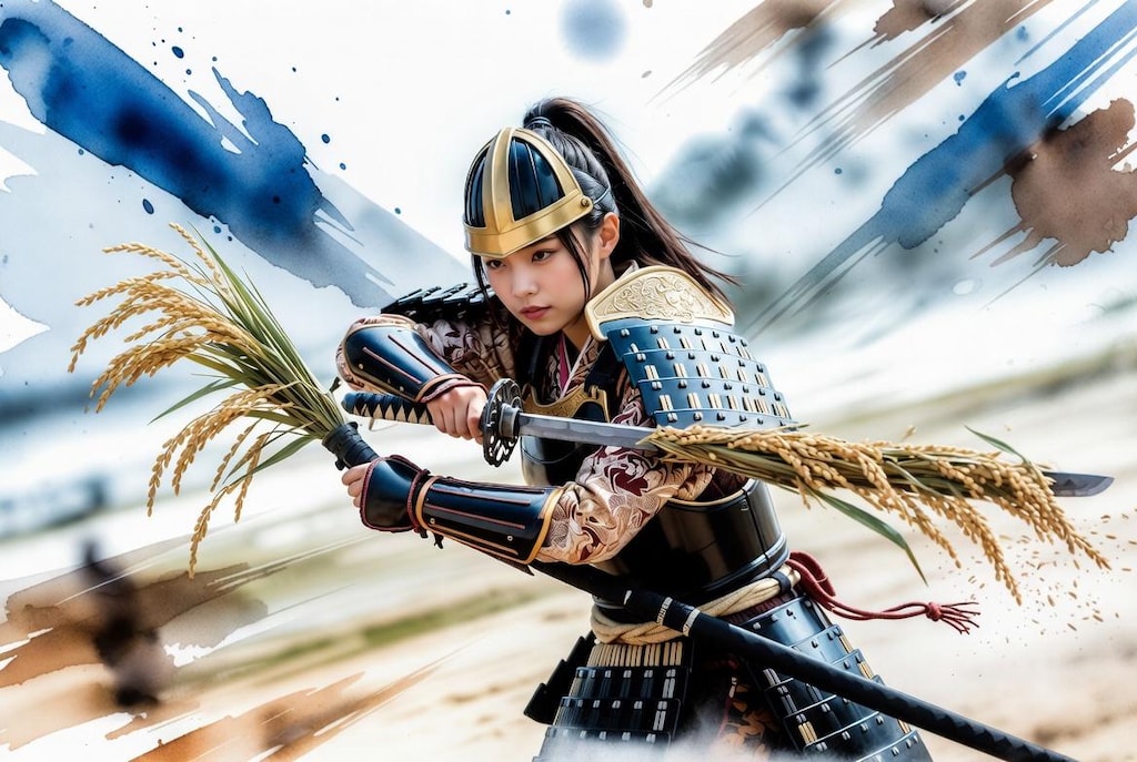 おこめ剣を喰らえっ！