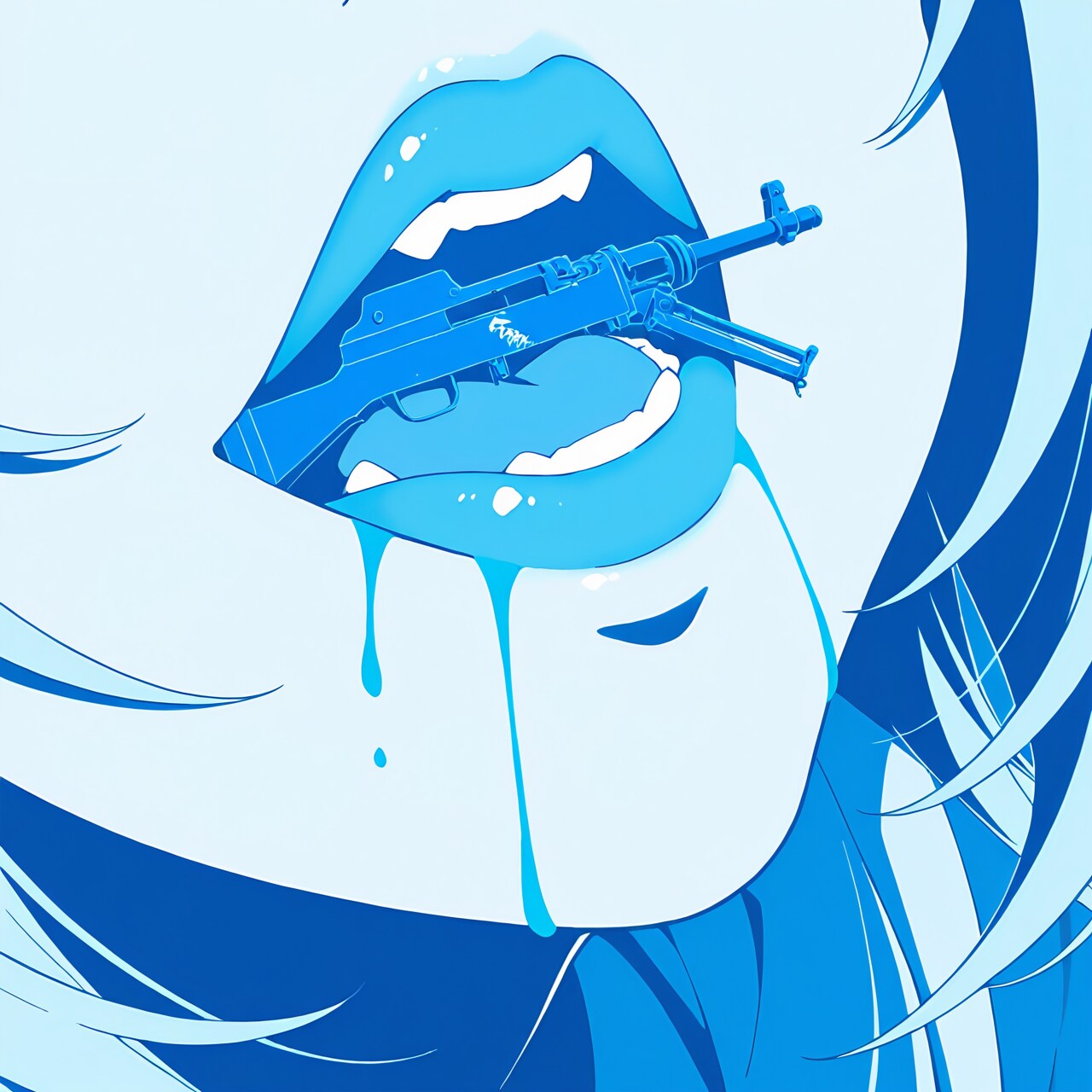 青色作品 5 | の人気AIイラスト・グラビア