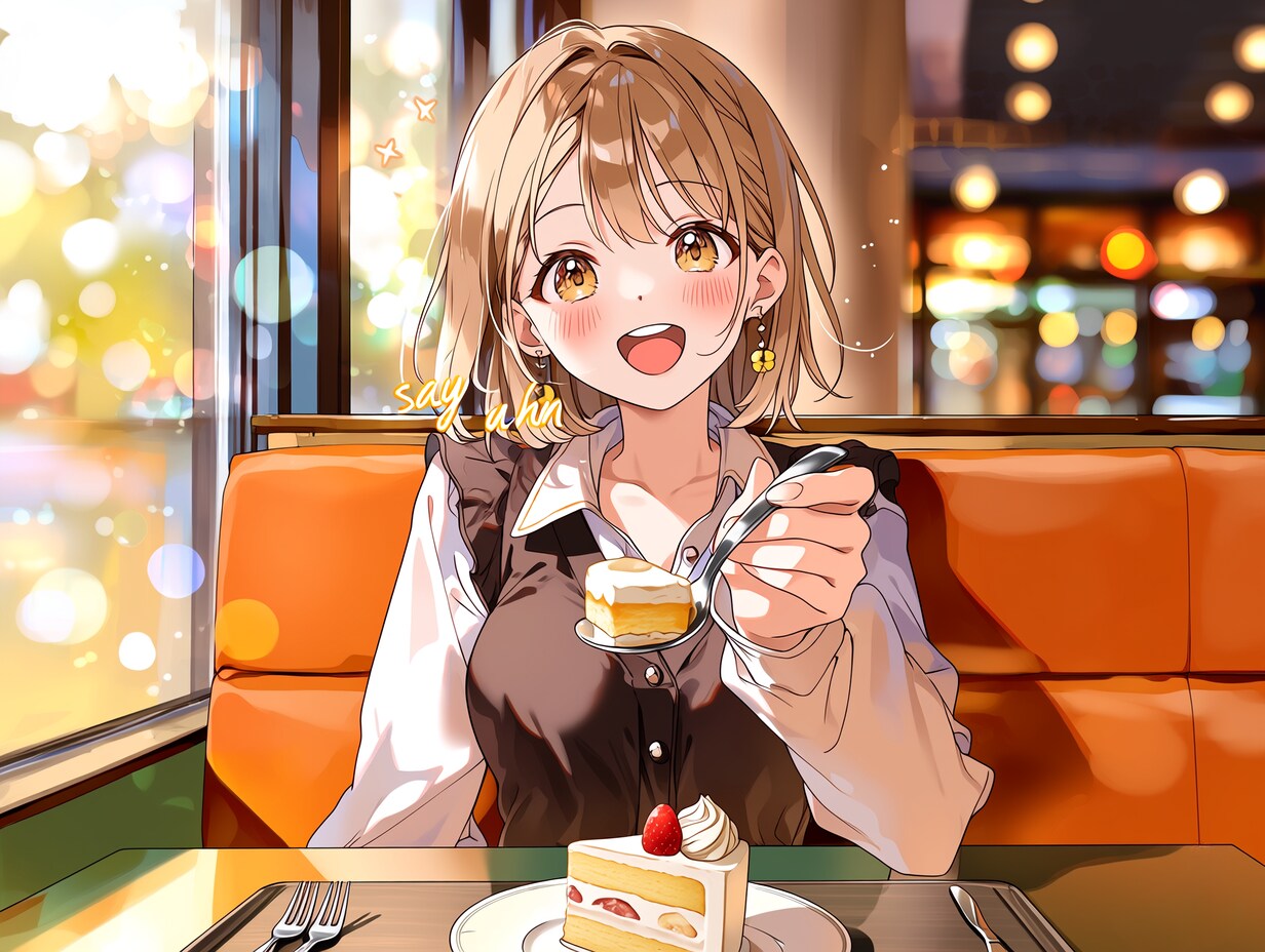 はい、あーん（１）カフェデート niji7