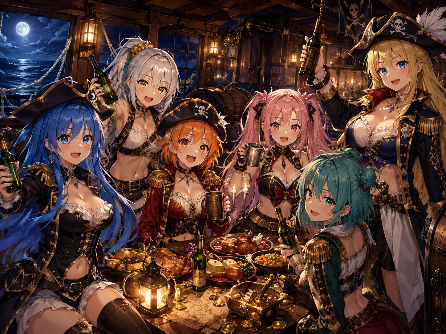 酒盛り | の人気AIイラスト・グラビア