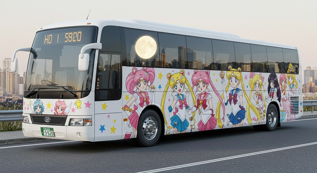 セーラームーン観光バス