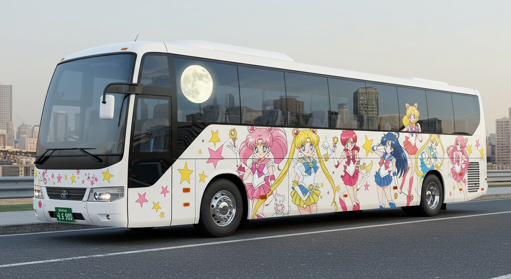 セーラームーン観光バス