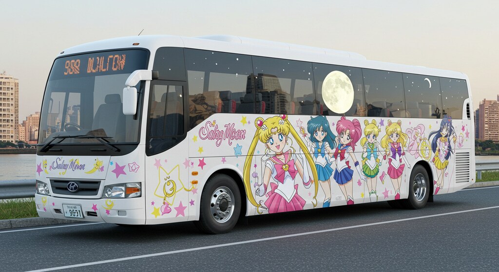 セーラームーン観光バス