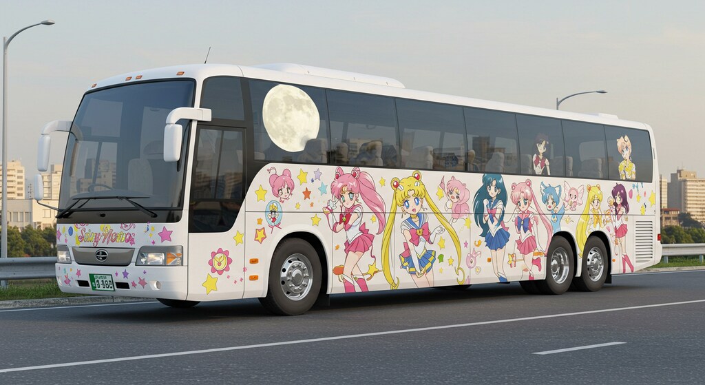 セーラームーン観光バス