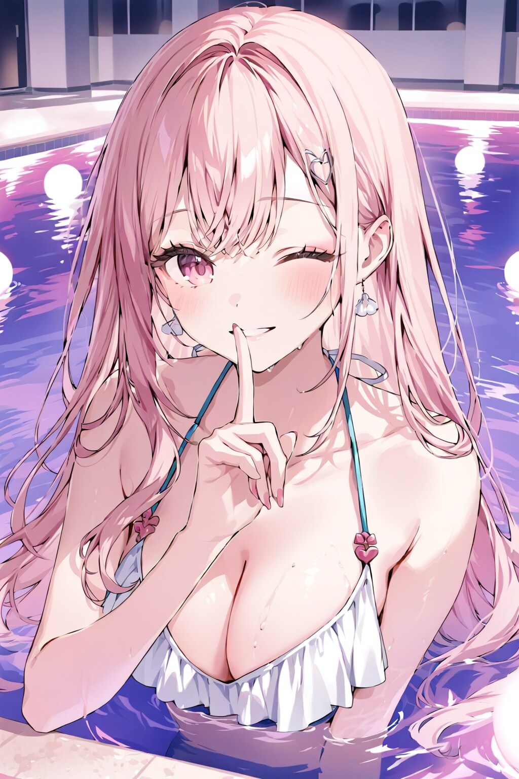 LILACちゃんとプールで内緒事