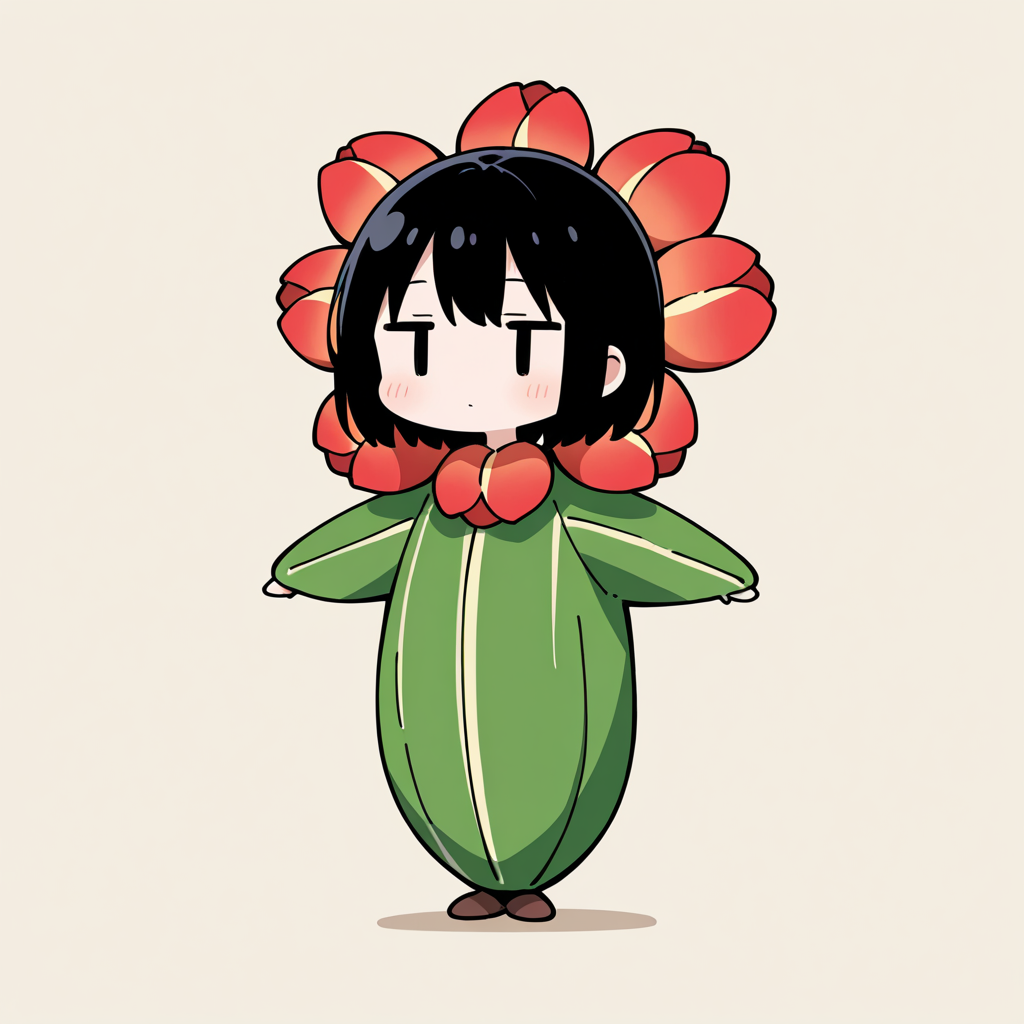 着ぐるみ着せ替え（チューリップ）