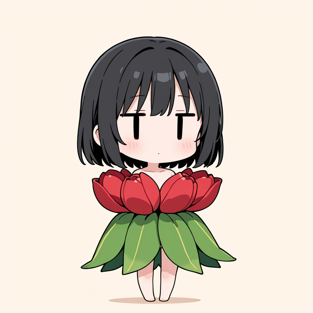 着ぐるみ着せ替え（チューリップ）