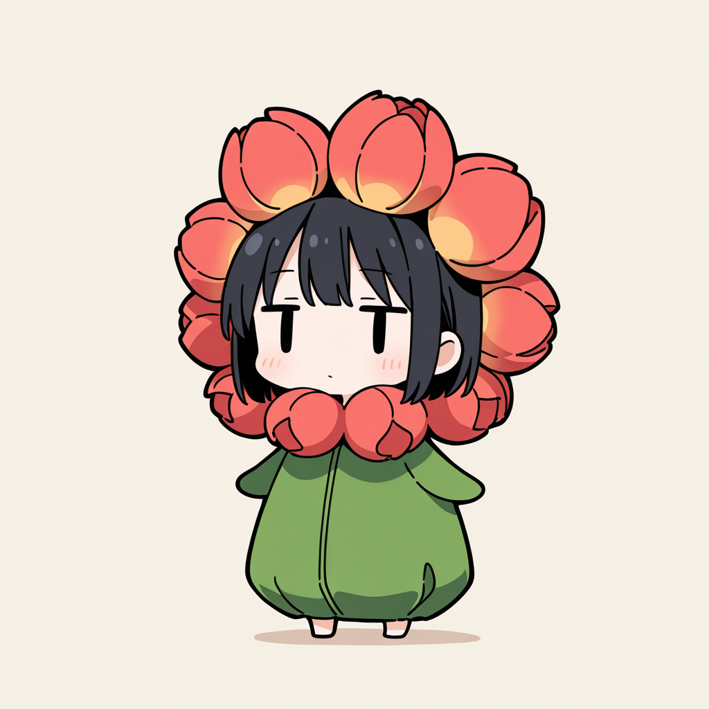 着ぐるみ着せ替え（チューリップ）