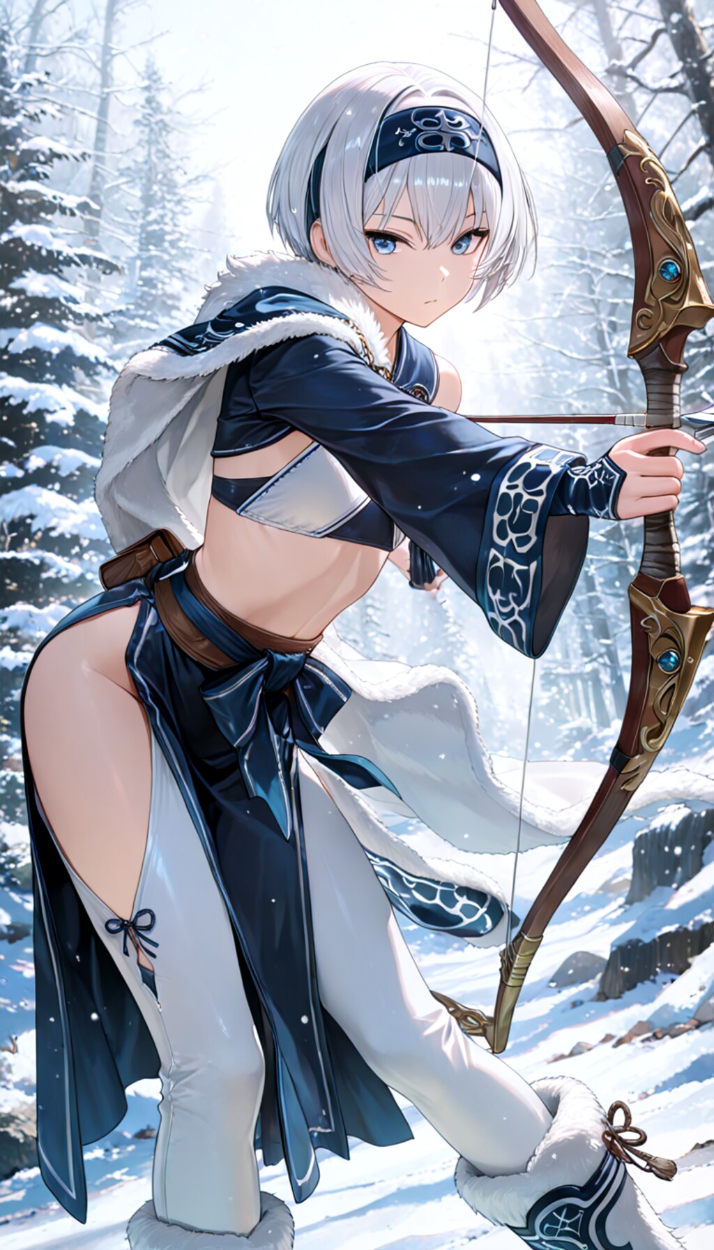 雪原の狩人細身さん（R15）