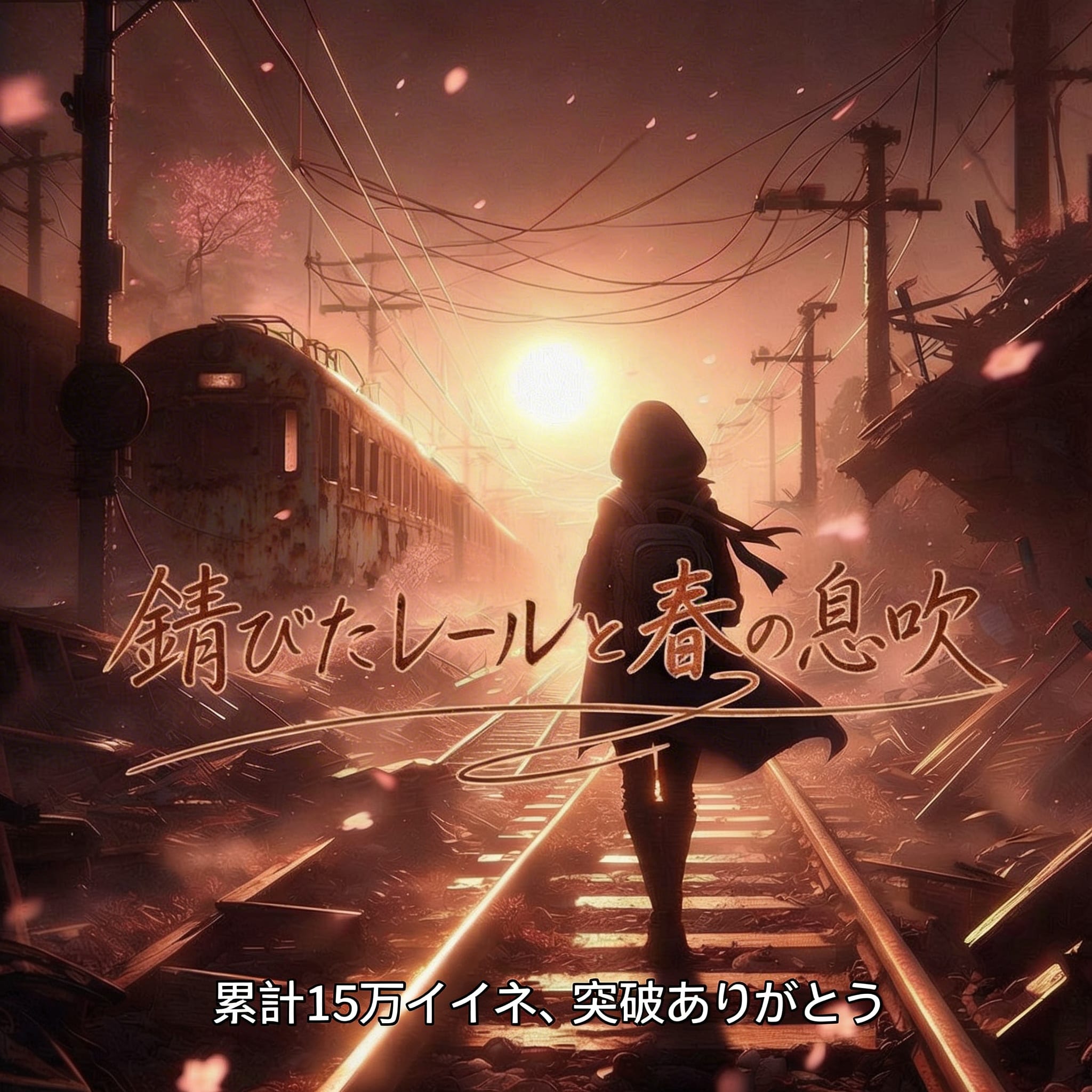 [曲付き]15万いいね、突破ありがとう～！ | の人気AIイラスト・グラビア