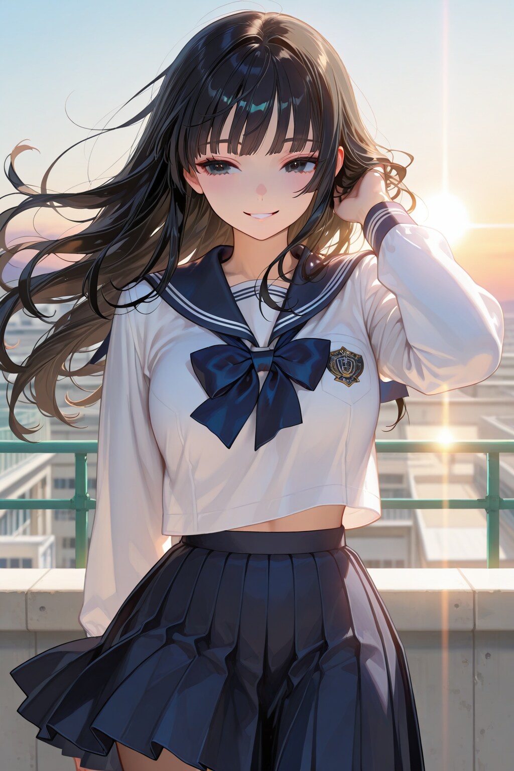 黒髪のＪＫさん