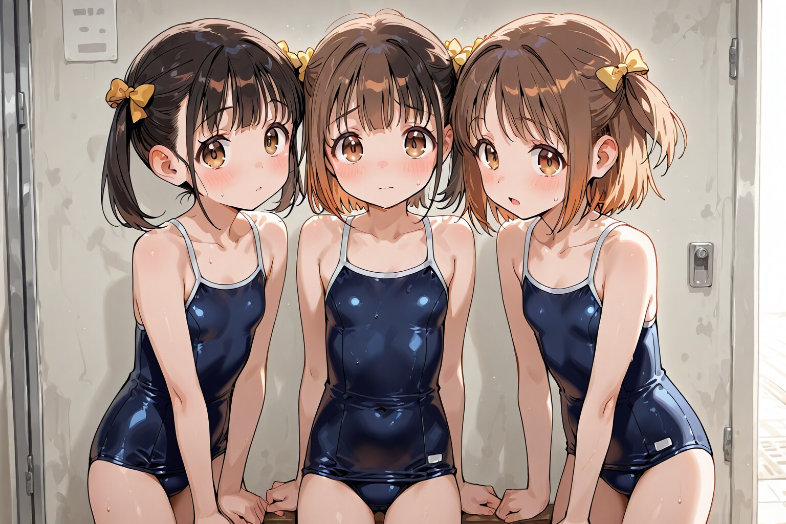 水着のおんなのこたち