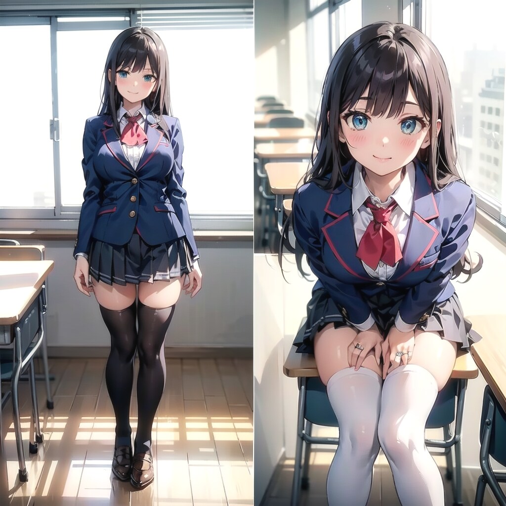 制服とニーハイ企画作品です