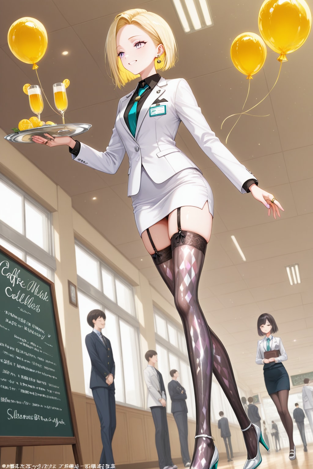 OLカフェで〜す！来てくださ〜い！(金剛寺　瑠璃)